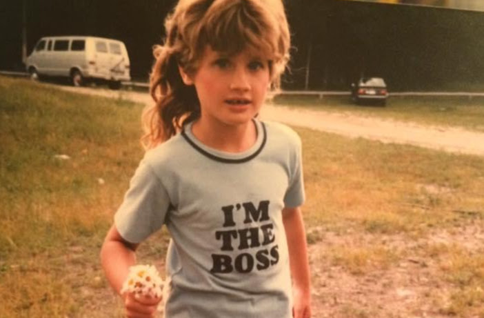 Aimee as a child