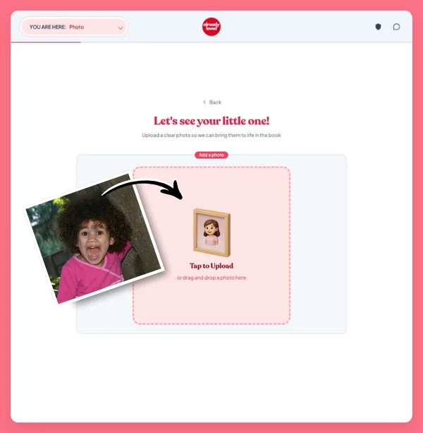 Step 1: Tell us about your child